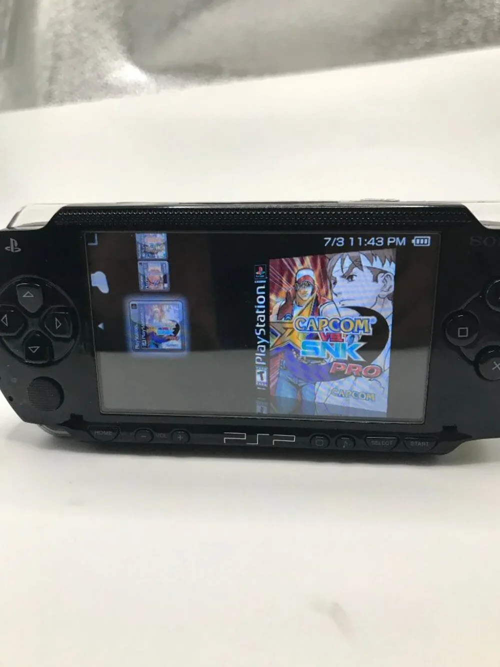 Black PSP 1000 Console W/Charger, preloaded with over 5,000 Game,